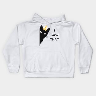 I saw that - Cat priest Kids Hoodie